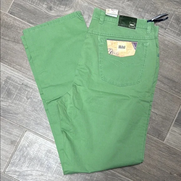 Men's Hiltl Green Pants NWT